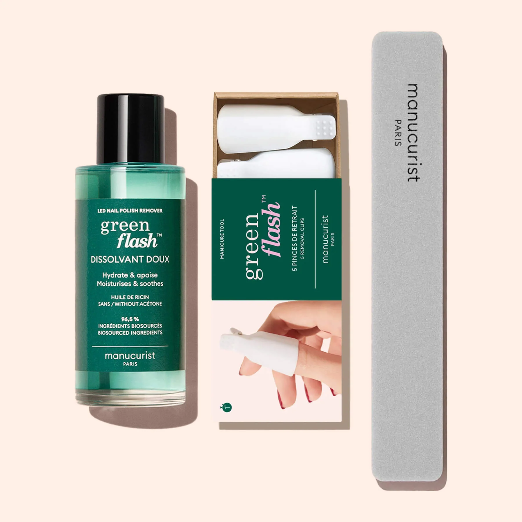Duo Dissolvant Doux Green Flash™ & Pinces de retrait - Image 4