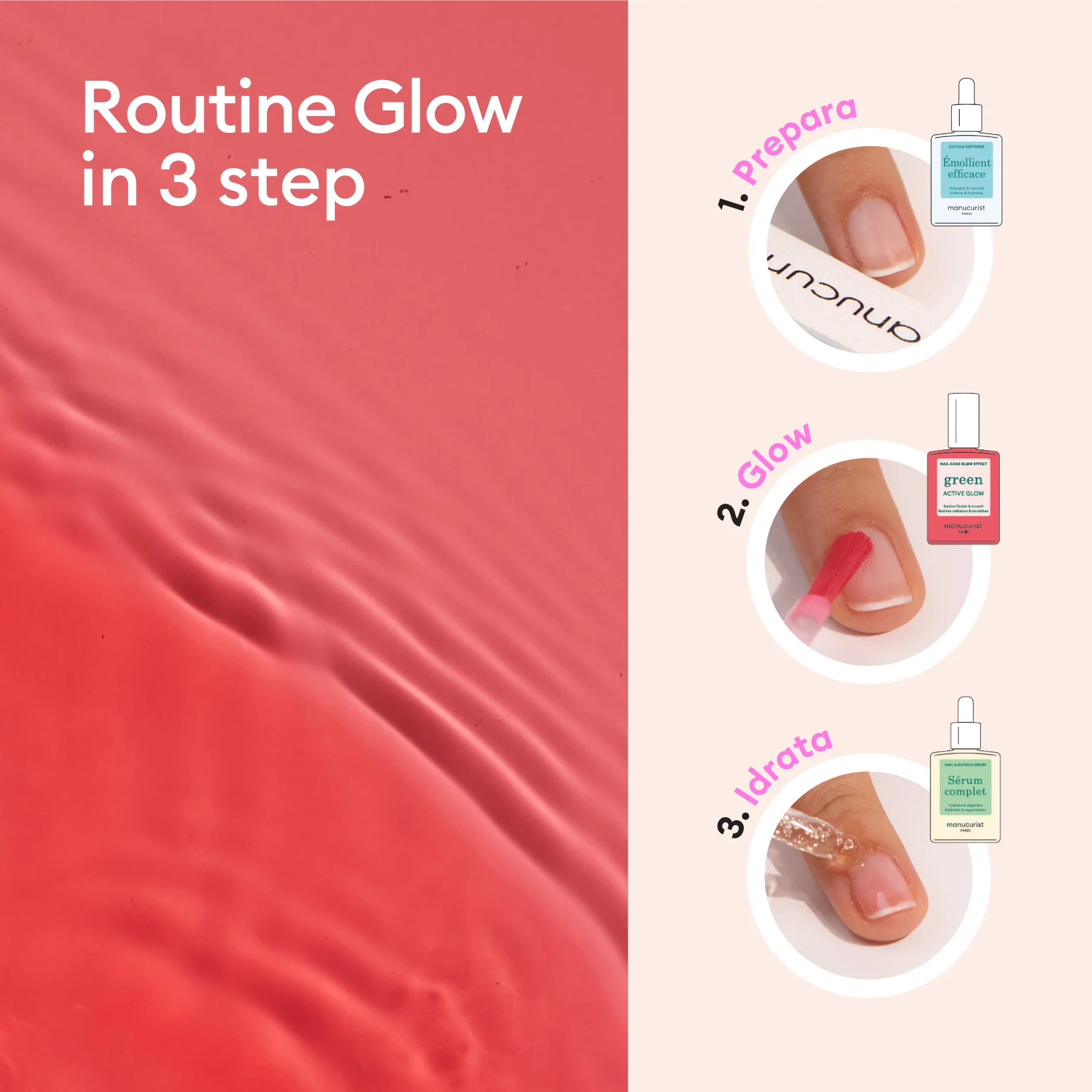 Glow Manucure Set - Active™ Glow Raspberry - Image 5