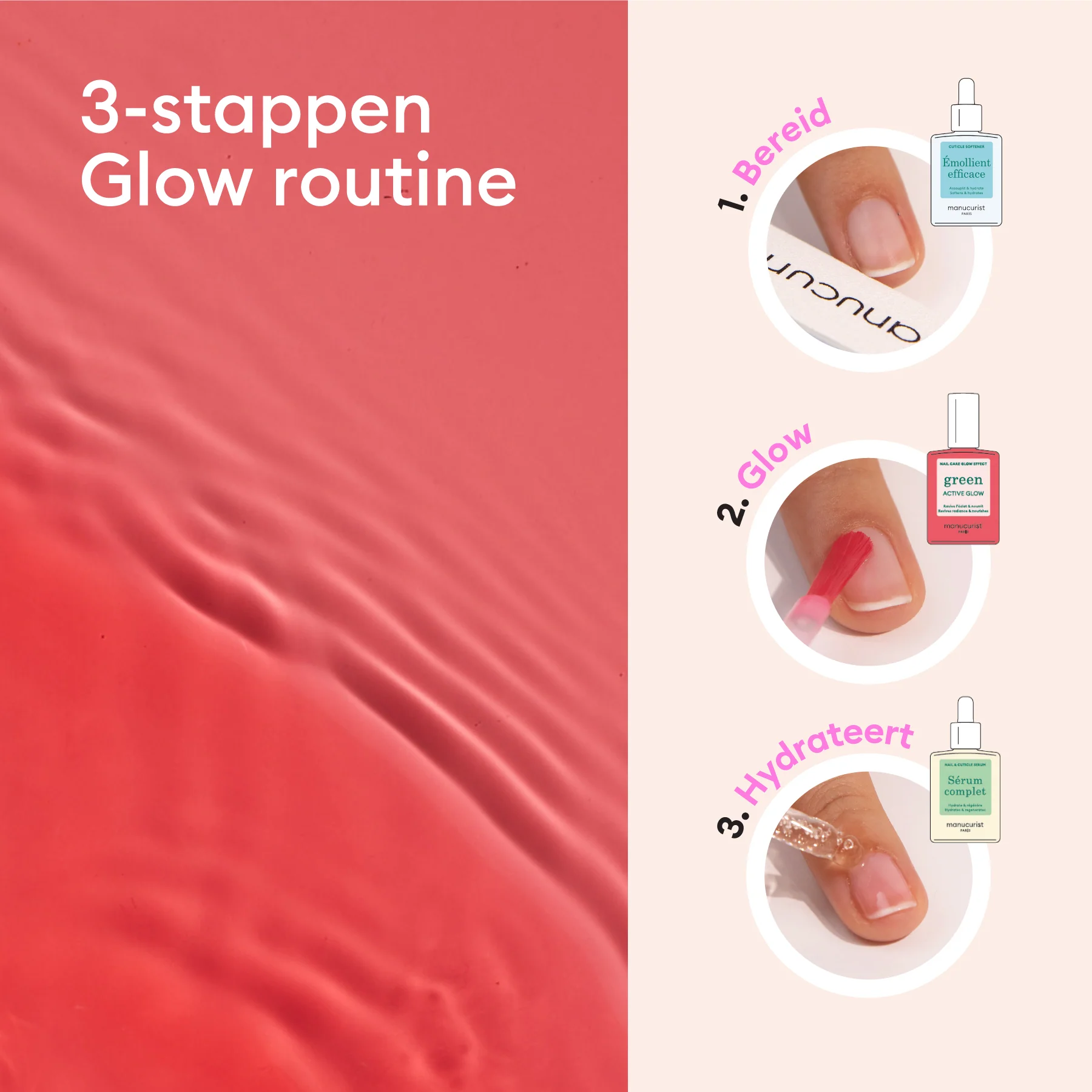 Glow Manucure Set - Active™ Glow Raspberry - Image 6