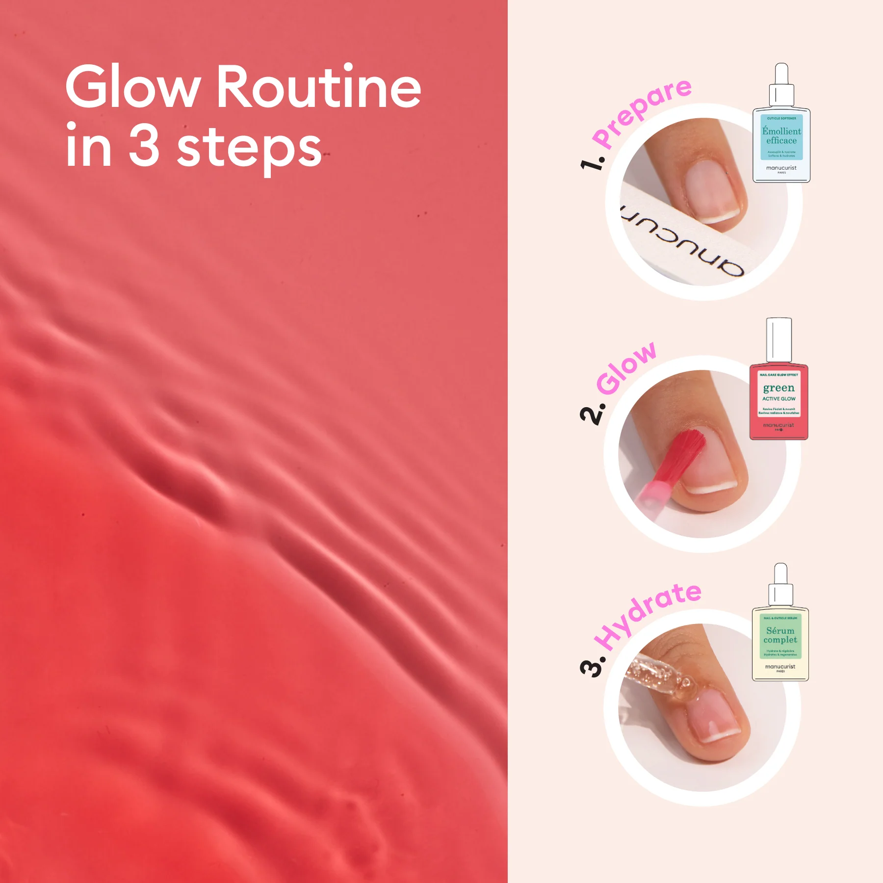 Glow Manucure Set - Active™ Glow Raspberry - Image 8