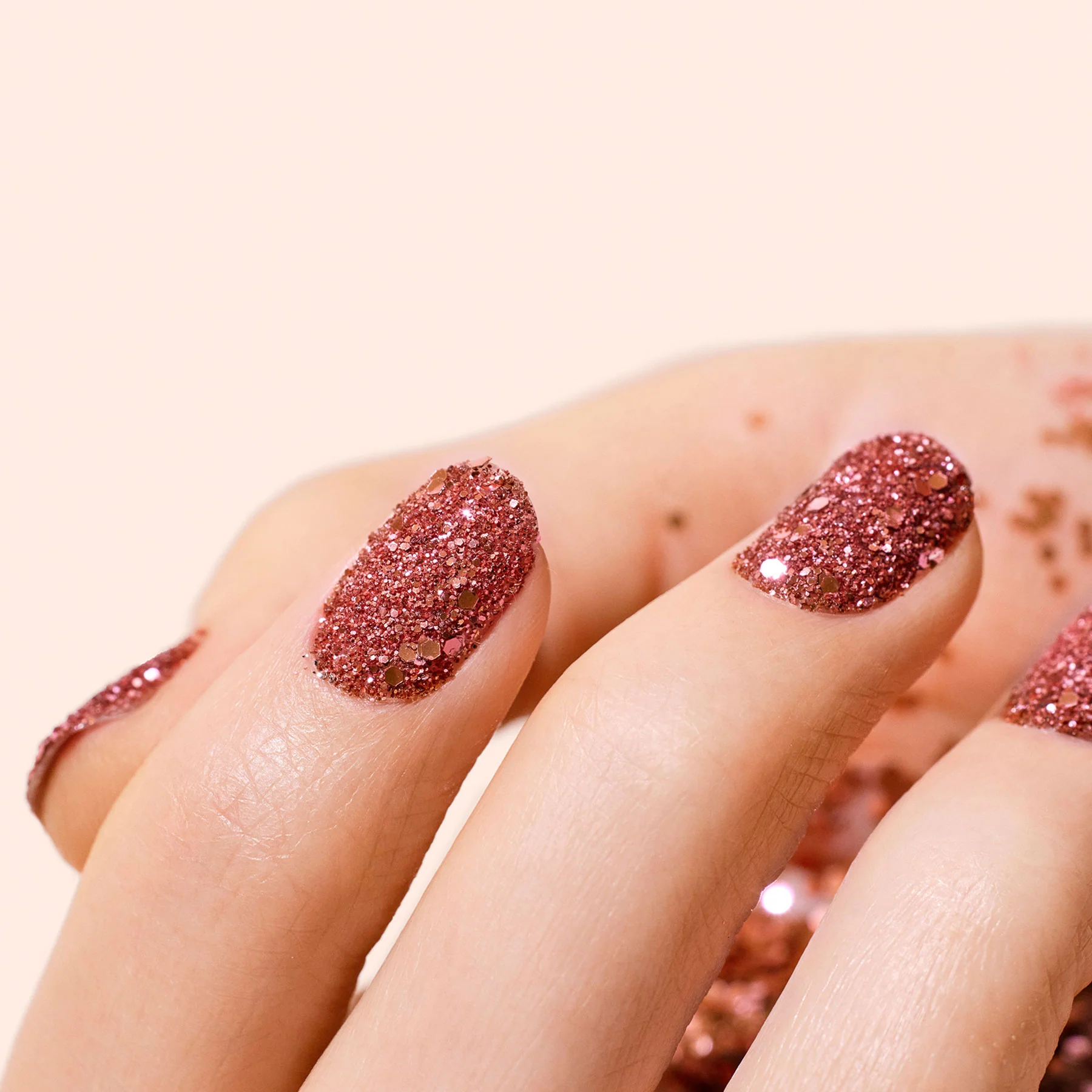 Paillettes biodégradables Pink Quartz - Image 3