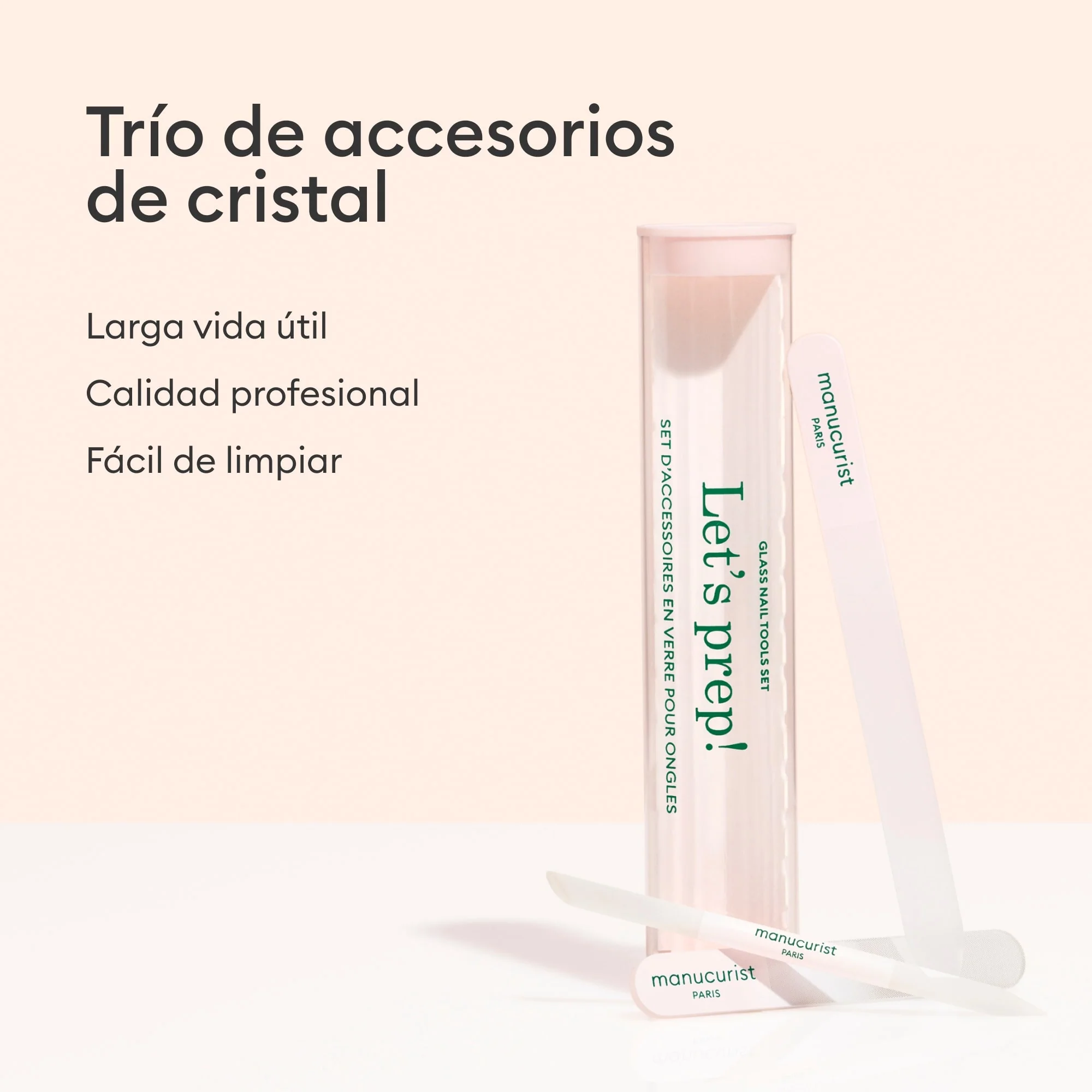 Trio Accessoires en verre pour ongles - Image 10