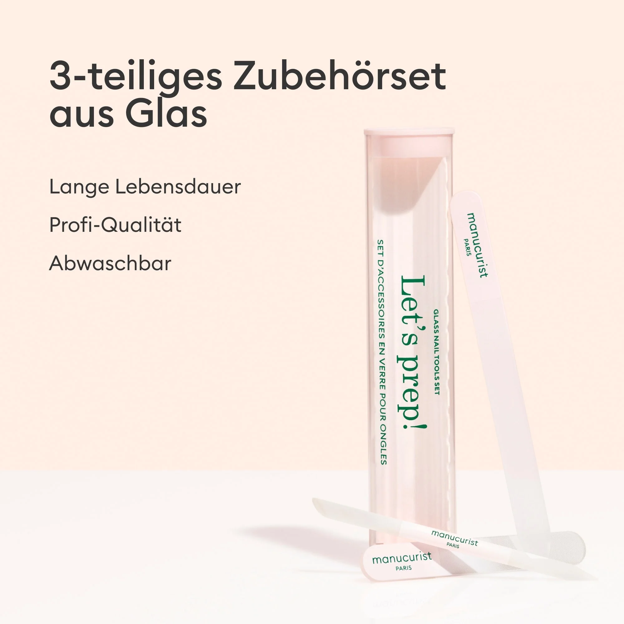 Trio Accessoires en verre pour ongles - Image 12