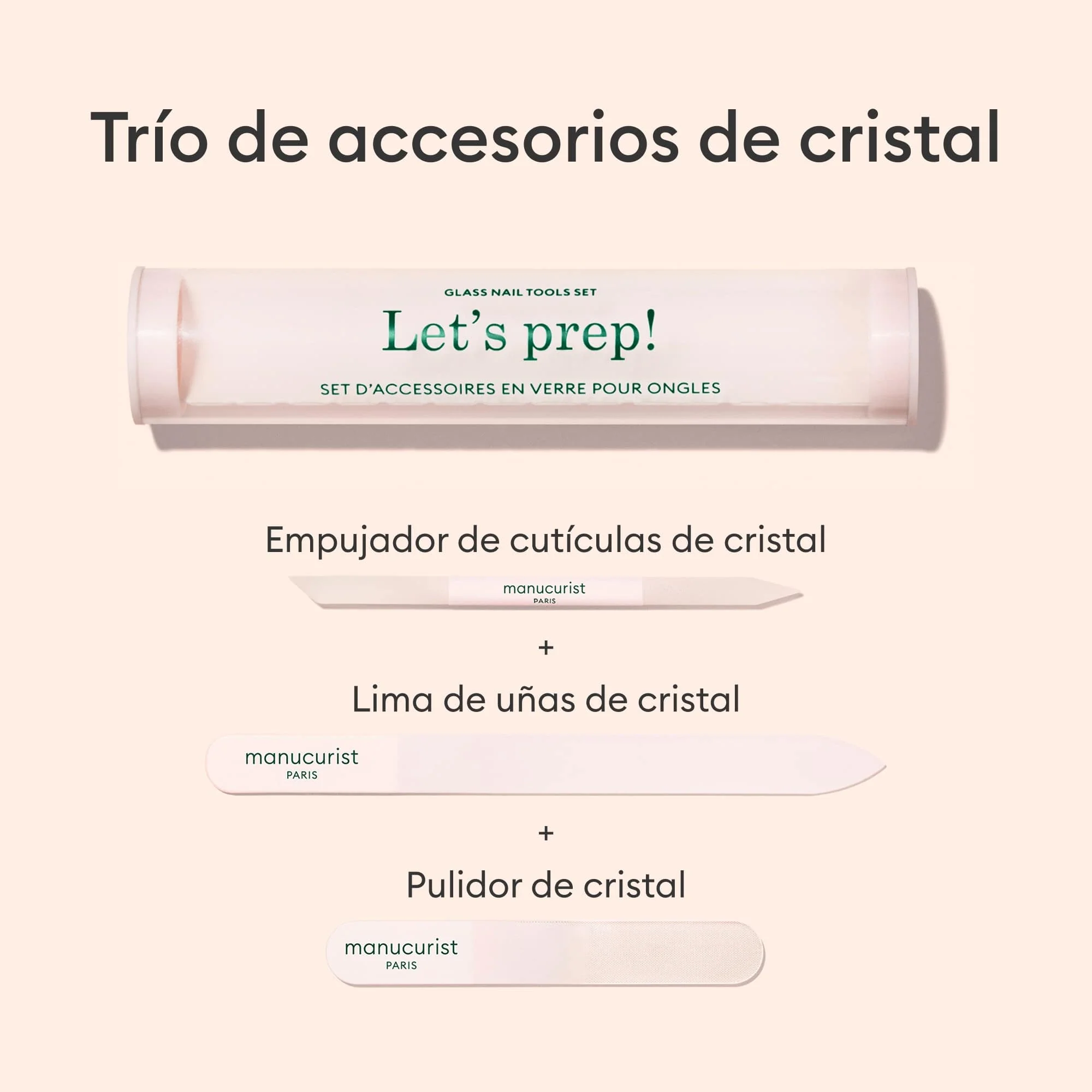 Trio Accessoires en verre pour ongles - Image 5