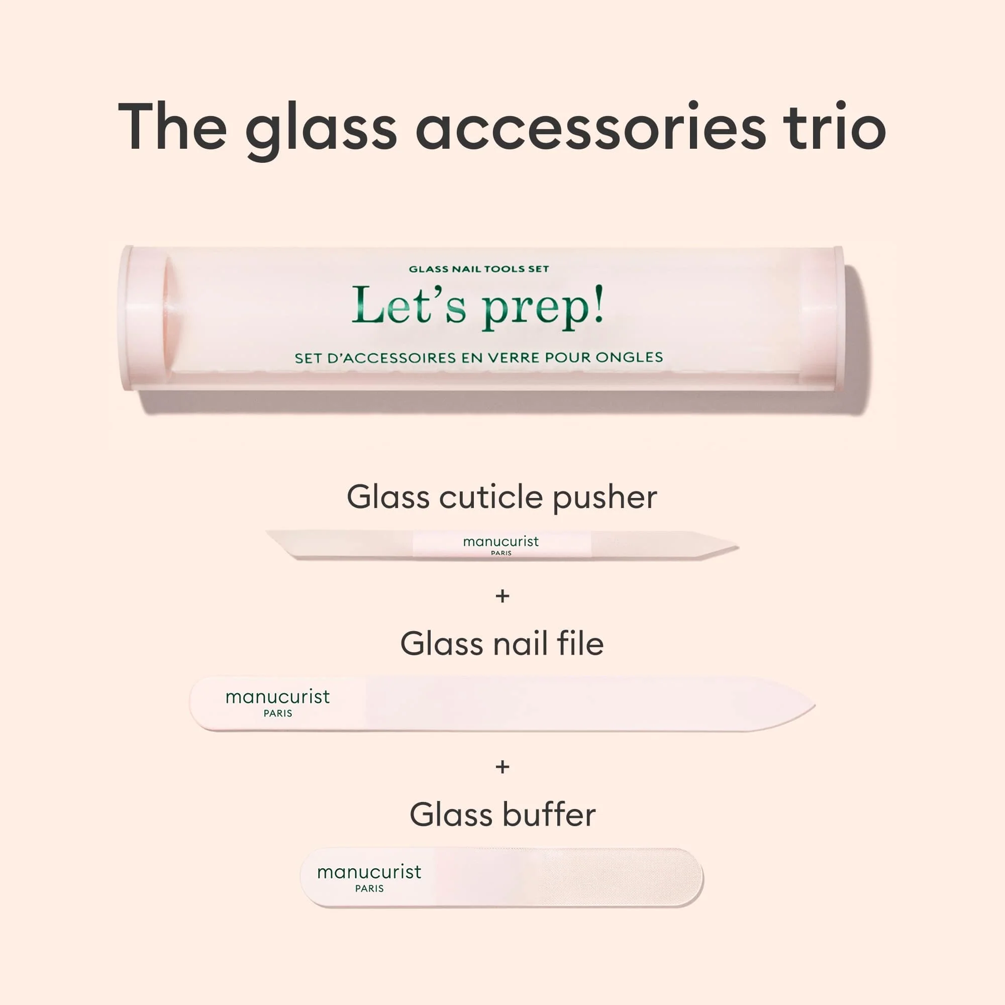 Trio Accessoires en verre pour ongles - Image 6