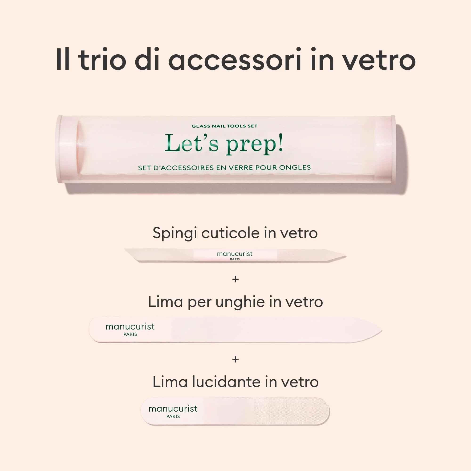 Trio Accessoires en verre pour ongles - Image 7