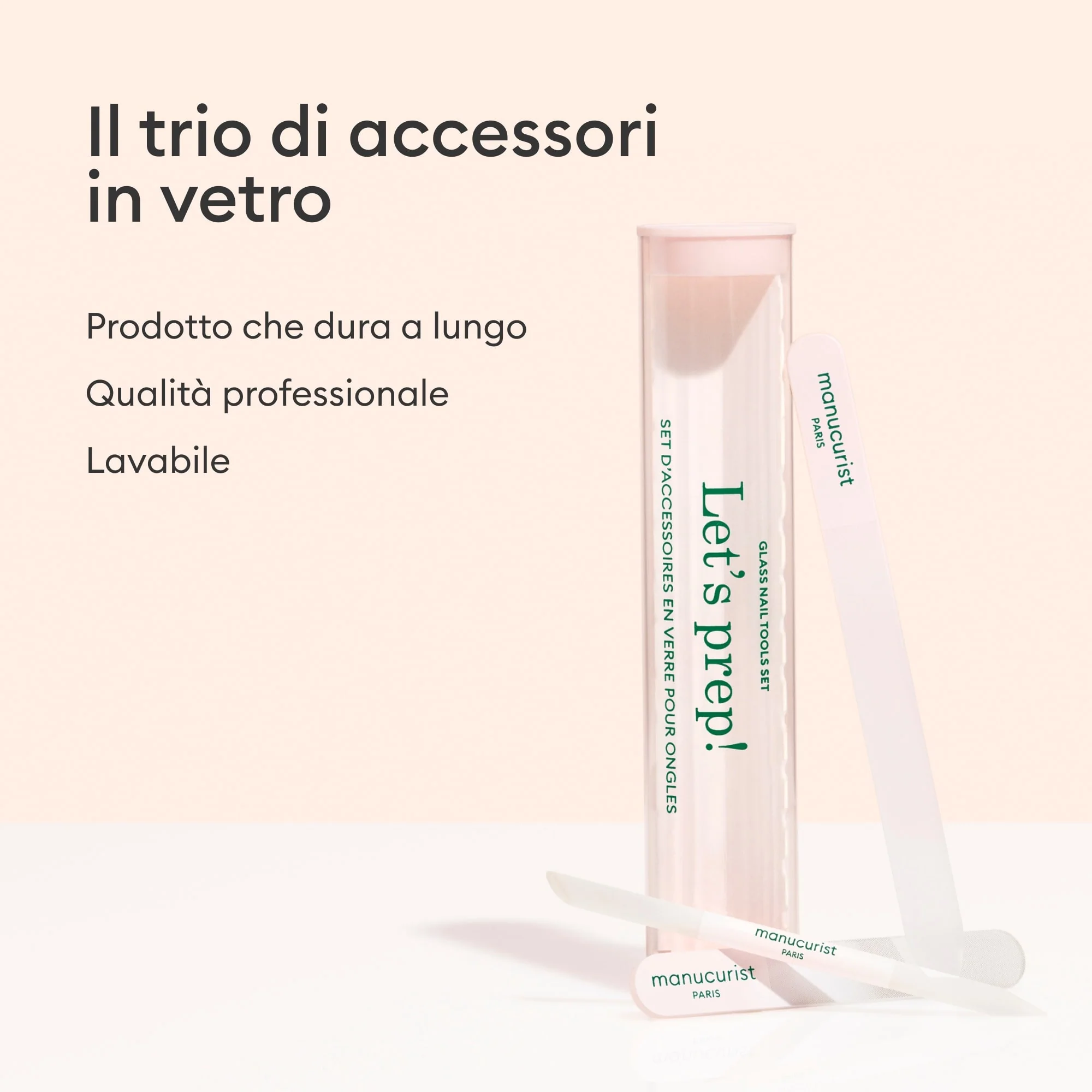 Trio Accessoires en verre pour ongles - Image 9